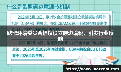 欧盟环境委员会提议设立碳边境税，引发行业反响